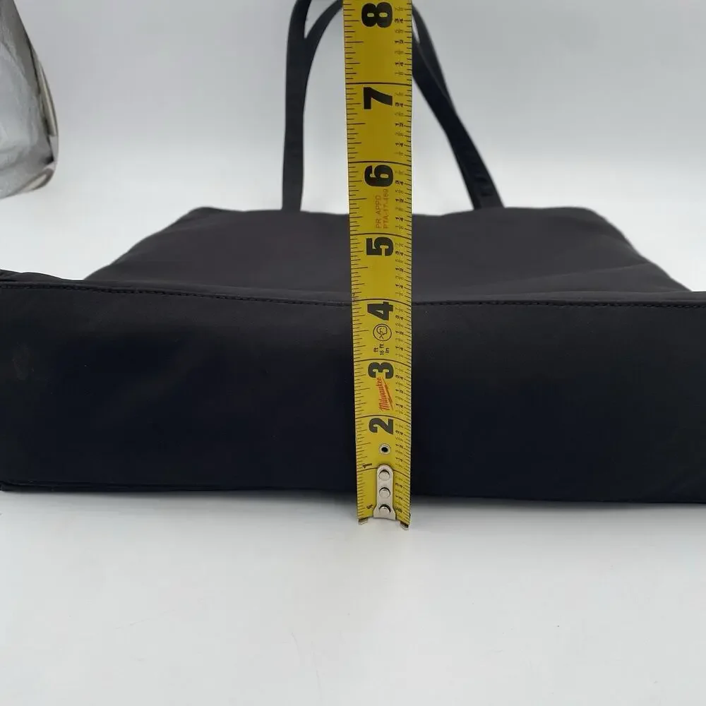 Cole Haan American Airlines Travel Bag 15x15” Black Nylon Laptop Tote RARE